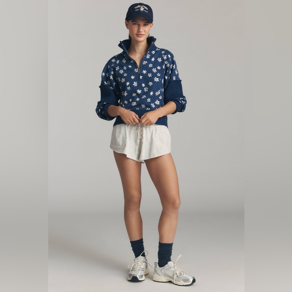 NWT Anthropologie Daily Practice Indy Half Zip Pullover Sweatshirt - Picture 2 of 10